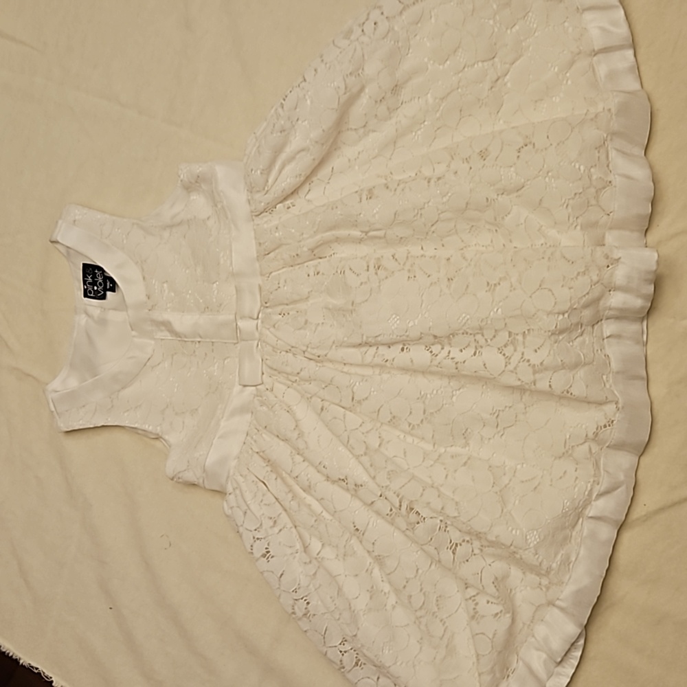 White lace dress Size 4